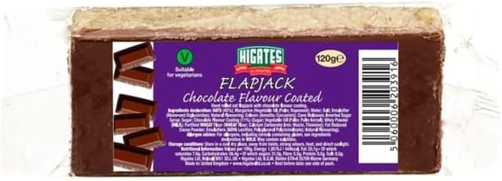 Higates Flapjacks Chocolate Flavour Coated