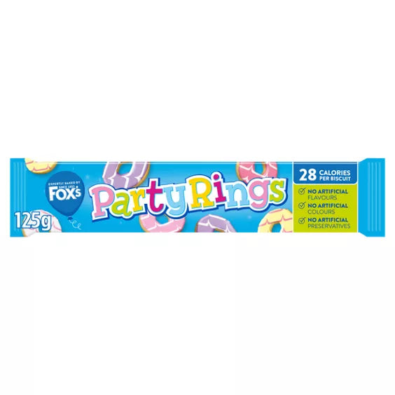 Fox's Party Rings 125g